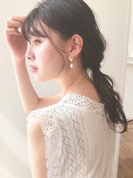 ケーツー あべのキューズモ－ル店(K-two) [K-two]前髪カット&ヘアアレンジ＊黒髪[天王寺/阿倍野]