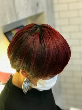 ギフトイロドリヘアー(Gift. irodori hair) イロドリカラー×マッシュショート