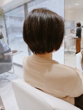 ヘアアンドネイルイミュン(Hair&Nail immune) 大人.カジュアルボブ 30代40代50代 藤沢 カラーで髪質改善