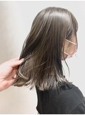 全頭ブリーチ ミルクティーベージュ 6 貝塚