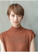くびれショート/ヌーディーカラー/大人可愛い/髪質改善