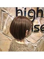 ナチュラルハイセンス 本店(natural high sense) コロンと丸みショートボブ 似合わせカット/町屋駅