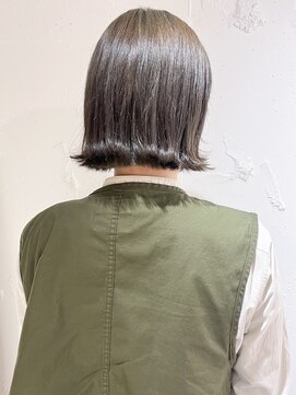 ラミエ バイ メルト 吉祥寺(lamie by melt) "久保田"切りっぱなしボブ外ハネボブ大人ボブ小顔ボブ