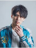 黒髪ツイストパーマ