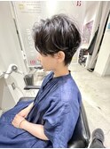 お客様ハンサムショートパーマ