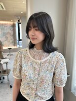 ボタン テンジン(VOTAN tenjin)&nbsp;ブルーブラック/顔周りカット/韓国ヘア/天神