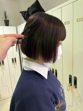 クロップ エス 茅ヶ崎本店(crop es) ぷつっとミニボブ