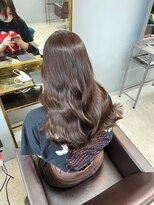 ドロシー 郡山桑野店(Dorothy)&nbsp;イメチェンハッシュカットフルバング似合わせレッドブラウン