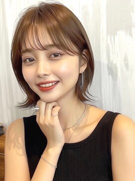 ブロウ ネックス ザ サロン 表参道(VLOW nex the salon) 【vlow style#32】丸みミニボブ vlow 表参道 韓国 髪質改善