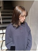 艶透明感オリーブベージュカラー北千住