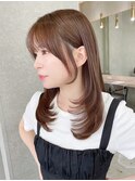 ブリーチなし地毛風黒髪☆髪質改善/レイヤーカット[銀座]