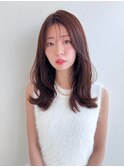 《Agu hair》くびれ落ち着きセミロング×numberA.ヘアバター