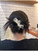 結婚式ヘアセット