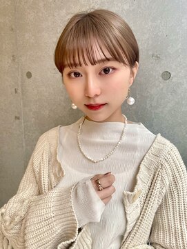 エジョン 八幡山店(Aejon) イメチェン/似合わせカット/フルバング/レッドブラウン/八幡山