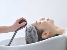 マイクロバブルで髪と頭皮を素髪に戻し、潤いを与えます。