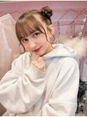アイドルヘア くまさん アレンジ ヘアメ ベージュカラー