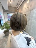 【アンブレラカラー】丸みボブ