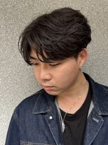 メンズニュアンスフェザーパーマ　15