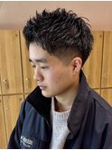 フェード　ベリーショート　ツーブロック