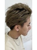 フェザーショートフェザーパーマ刈り上げショート
