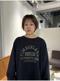 セクションカラーショートヘア