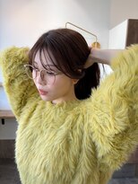 シア 新越谷店(SHEER)&nbsp;サイドバング×ナチュラルブラウン