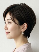 ビュートリアム265(BEAUTRIUM 265) 40代/50代/60代ひし形小顔ショートボブ絶壁解消白髪ぼかし△50