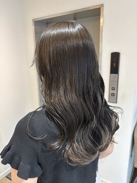 アヴァンスアンス 広島袋町店(AVANCE.ens) オリーブカラーと髪質改善カラー