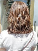 簡単スタイリングパーマ 透明感カラー 20代30代40代50代60代