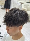 シャドーパーマ波巻きパーマ無造作パーマ