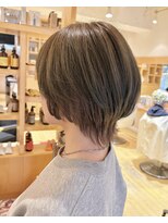 オーガニックエコ 川越(organic+eco)&nbsp;大人可愛い◎小顔ショートウルフ×透明感カラー