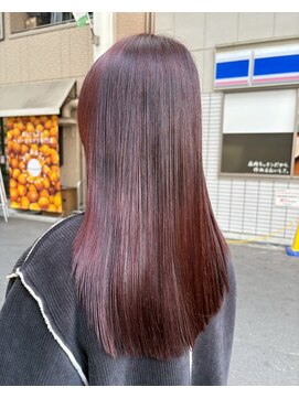 セイル(Sail) 大人ガーリーピンクブラウン×艶ストレート