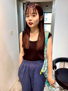  fit stand 千葉/ショートボブ/カット/パーマ/ダブルカラー/トリートメント/縮毛矯正 イメチェン/ピンクベージュ/アンブレラカラー[千葉]