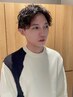 men'sカット＋ケアパーマ ＋質感ケアトリートメント［横浜/横浜駅］