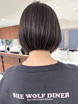 ゴカン バイ ジル ブラン 名古屋(Gokan by JIL BLAN)&nbsp;ハイライトバレイヤージュダブルカラーショートカット30代40代