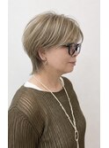 ショートウルフナチュラルウルフ50代60代