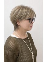 テルミークリニカルデザイン 千里中央店 ショートウルフナチュラルウルフ50代60代