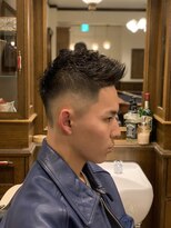 ヒロギンザバーバーショップ 神楽坂店(HIRO GINZA BARBER SHOP) ソフトモヒカンフェード