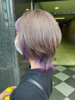 ヘアアンドメイク オプシス(Hair&Make OPSIS) ”ライトベージュ×ラベンダー”のデザインカラー☆