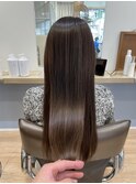 大人つや髪ハイライト ショコラベージュ