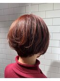 丸みボブ丸みショートレイヤー骨格補正20代30代40代◎高崎