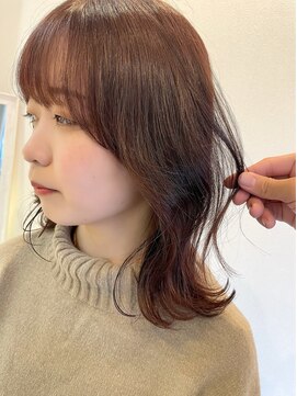 ウル(uLu.) 【顔周りカット】韓国style×艶感ブラウン☆