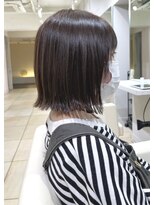 ユーフォリア 新宿店(Euphoria)&nbsp;外ハネボブ　ミニボブ　ベージュカラー