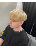 ブロンドベージュダブルカラー☆