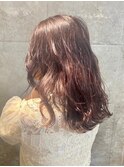 [艶髪]ピンクブラウン