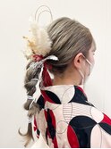 成人式×卒業式 着付けヘアアレンジ