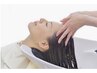 【つらい眼精疲労に頭皮ケア♪】カット&ヘッドスパ(20min)　￥6600