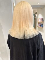 エミス バイ メルト 吉祥寺(emis by melt)&nbsp;【堀惠】抜きっぱなしブリーチブロンド切りっぱなし吉祥寺