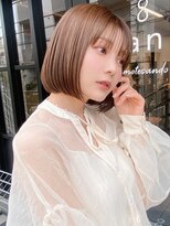 サンド 表参道(sand)&nbsp;前下がりショートボブ大人可愛い表参道