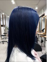 アフェクト 上大岡(affect)&nbsp;ネイビーブルー/ロング/髪質改善カラー/ブリーチ/上大岡